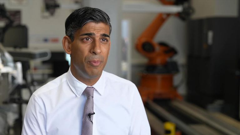 Prime Minister Rishi Sunak pointed out that when Labour was in power there were "10 times the number of escapes" compared to the the 13 years of Conservative-led government. 
