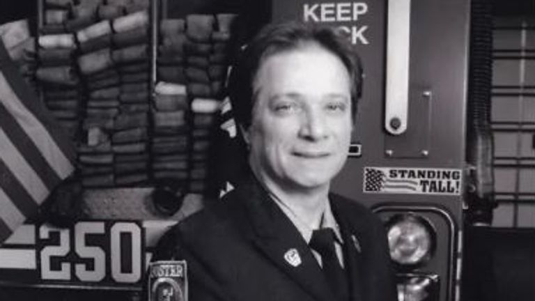 Robert Fulco died from  pulmonary fibrosis. Pic: Fire Department of New York