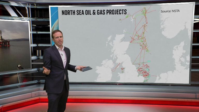 The UK&#39;s largest untapped oil and gas field has been given the green light by the regulator, despite warnings about the climate damage of new fossil fuel projects.

Sky&#39;s Ed Conway has analysed whether new oil and gas fields will increase the UK&#39;s energy security or will make commitments to net zero difficult to reach. 
