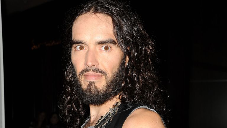 Russell Brand is seen at the LA Friendly House Luncheon on Saturday Oct. 27, 2012 
Pic:AP