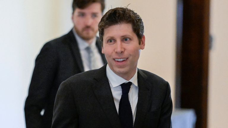 Sam Altman, CEO of ChatGPT maker OpenAI, arrives for a bipartisan Artificial Intelligence (AI) Insight Forum for all U.S. senators hosted by Senate Majority Leader Chuck Schumer (D-NY) at the U.S. Capitol in Washington, U.S., September 13, 2023. REUTERS/Craig Hudson
