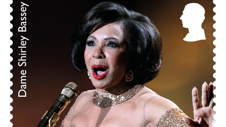 shirley bassey stamps