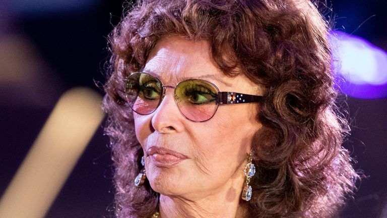 Sophia Loren in 2019. Pic: AP