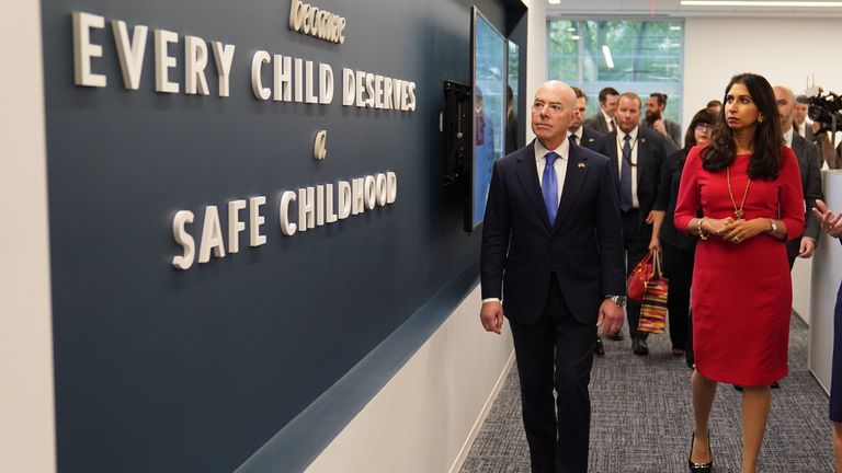 Home Secretary Suella Braverman and US homeland security secretary Alejandro Mayorkas commit to tackle AI-generated child abuse images