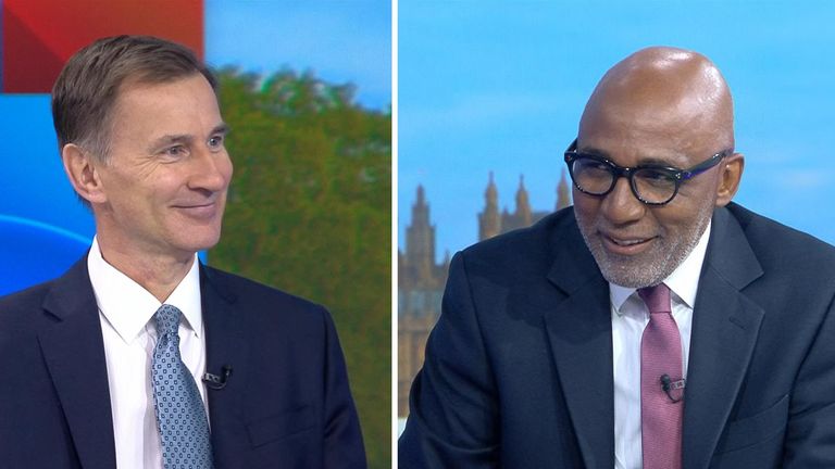 Chancellor Jeremy Hunt on schools, steel and inflation on Sunday Morning with Trevor Phillips
