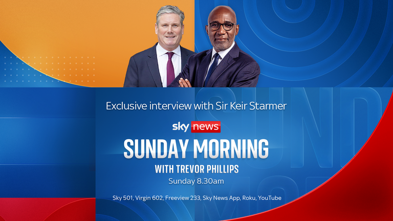 Promo image for Trevor Phillips interview with Sir Keir Starmer