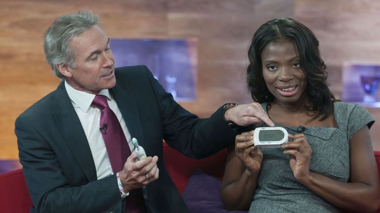 Dr Hilary Jones and Dr Uchenna Okoye. Pic: Ken McKay/Shutterstock