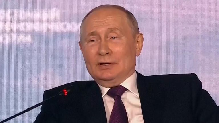Vladimir Putin says the prosecutions of Donald Trump are political persecution