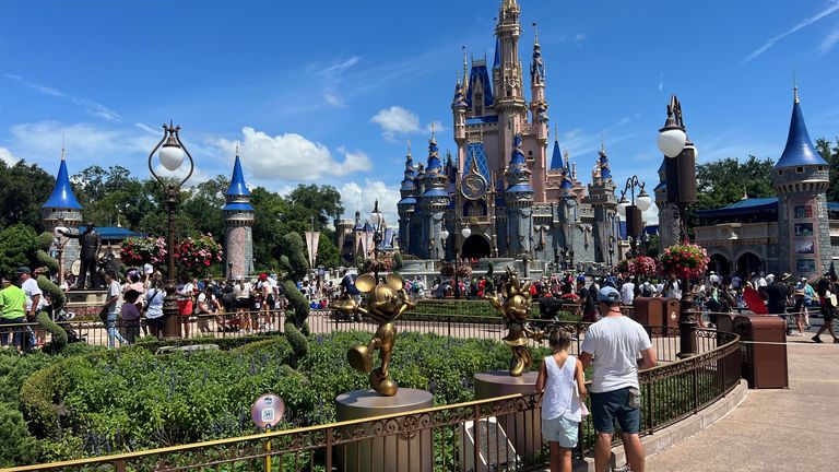 The Walt Disney resort attracts millions of visitors every year 