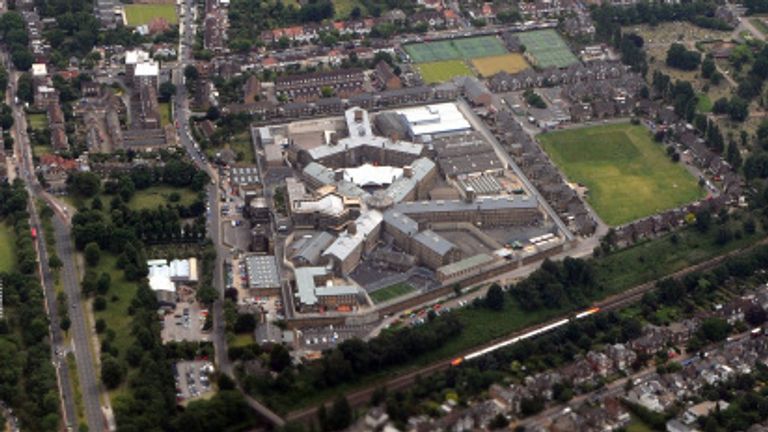 Aerial view of the prison estate