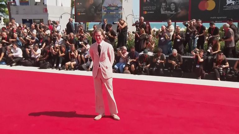 Wes Anderson at the venice film festival