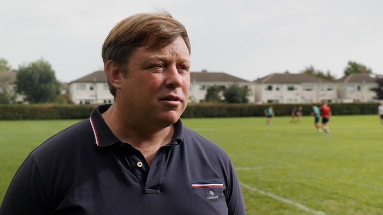 Iain Wallace, Director of Rugby at Wesley College in Dublin