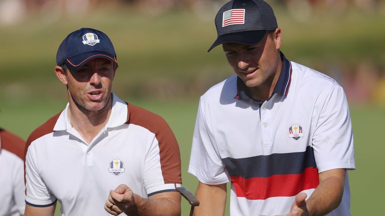 Jordan Spieth and Rory McIlroy Ryder Cup