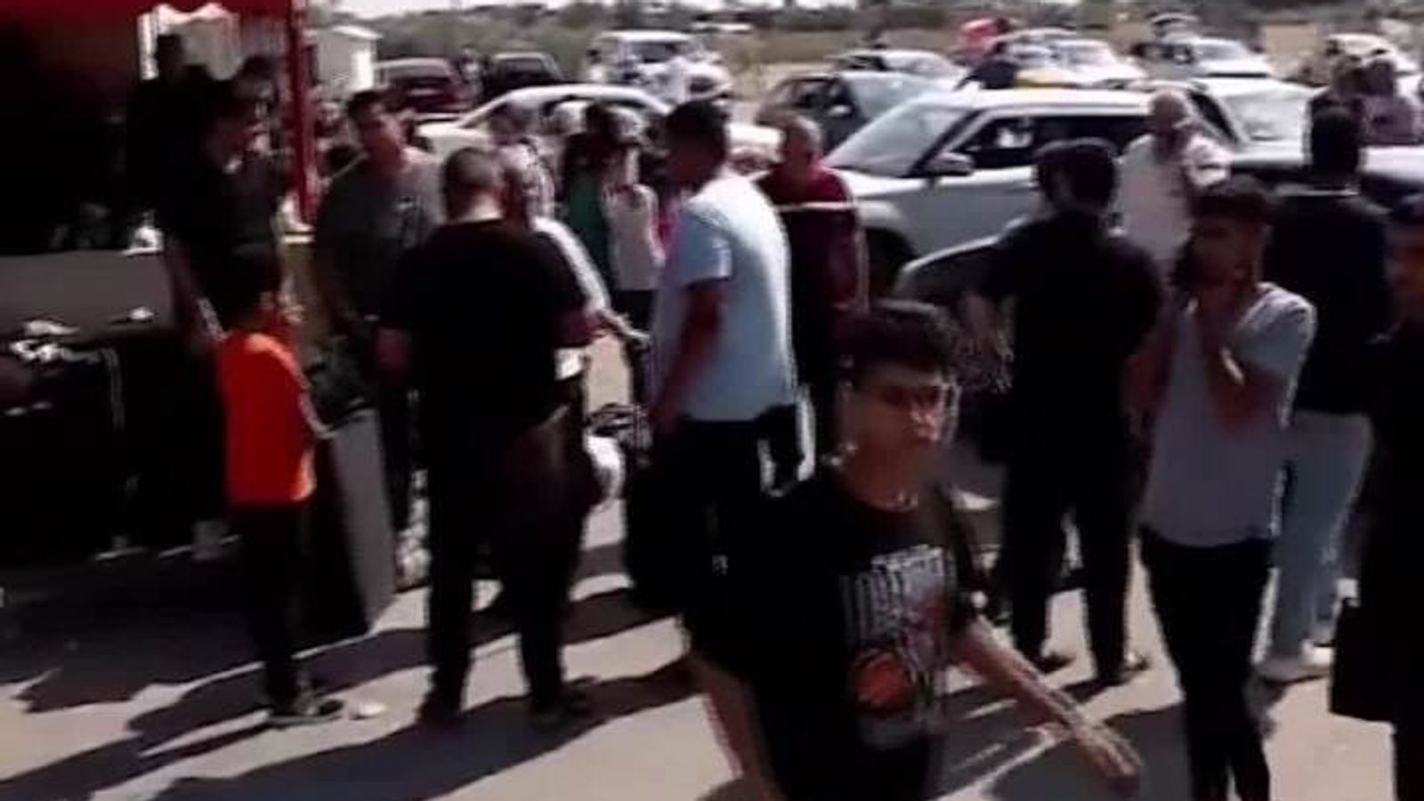 Israel Hamas War Dozens Of Foreign Nationals Mass At Rafah Crossing Israel Hamas War Dozens Of Foreign Nationals Mass At Rafah Crossing