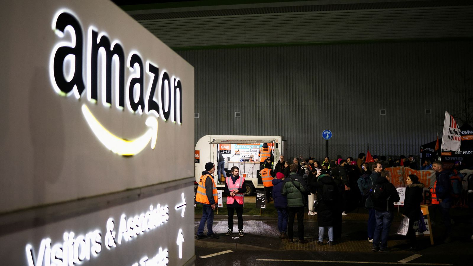 Amazon Workers In Coventry Set To Strike For Four Days Over Black ...