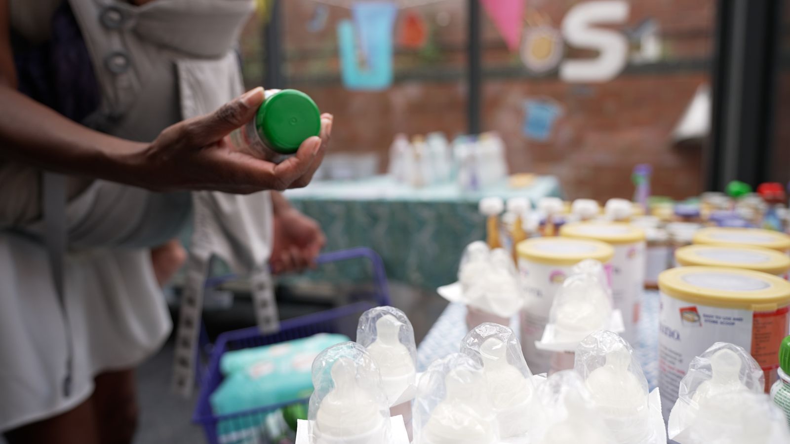 Inside the baby banks rationing formula milk to one tin per family each ...