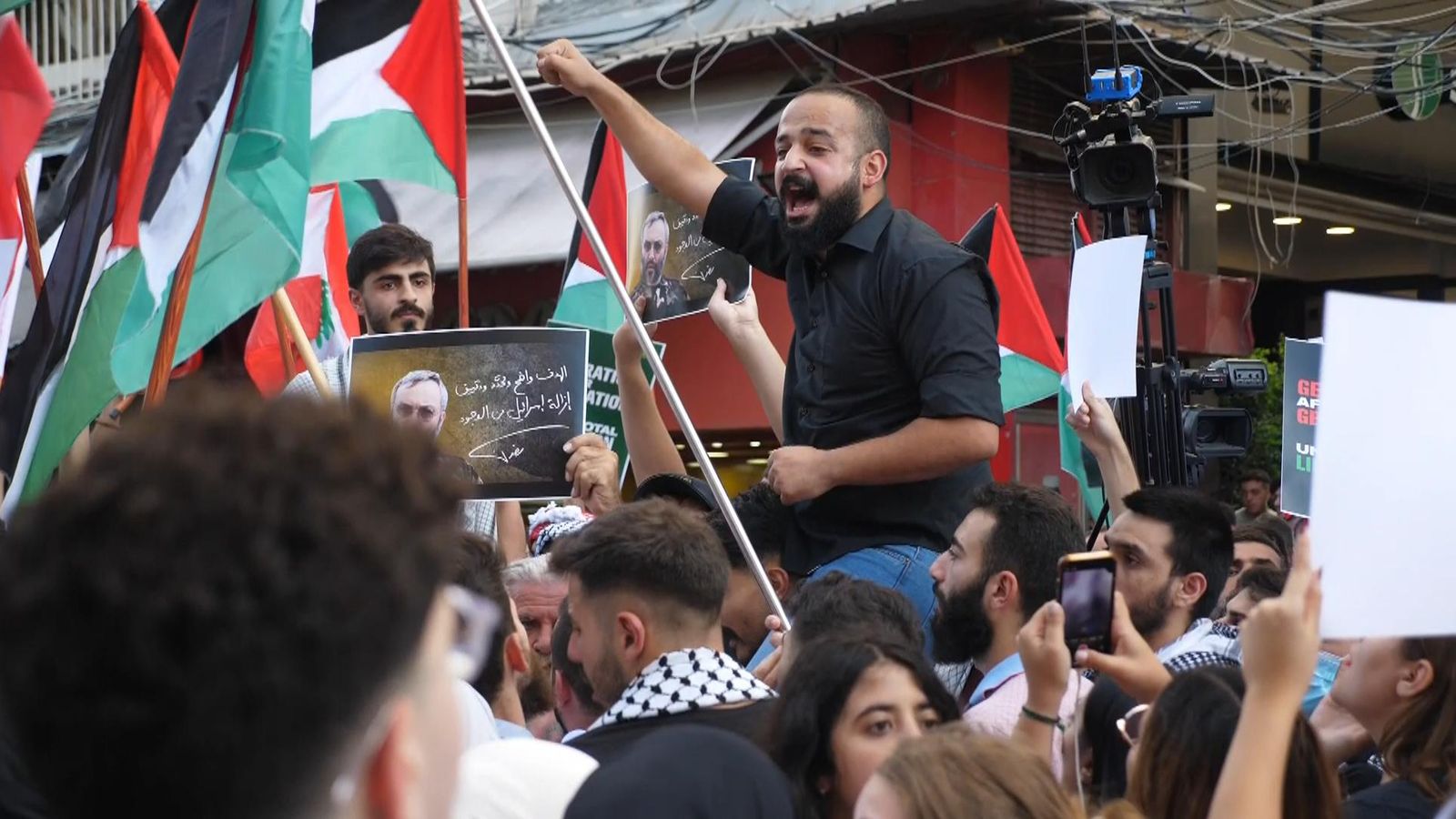 'We're proud of what's happening today', say pro-Palestine protesters