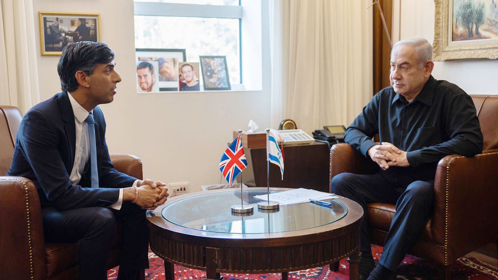 'The UK stands with you', Sunak says as he holds talks in Israel