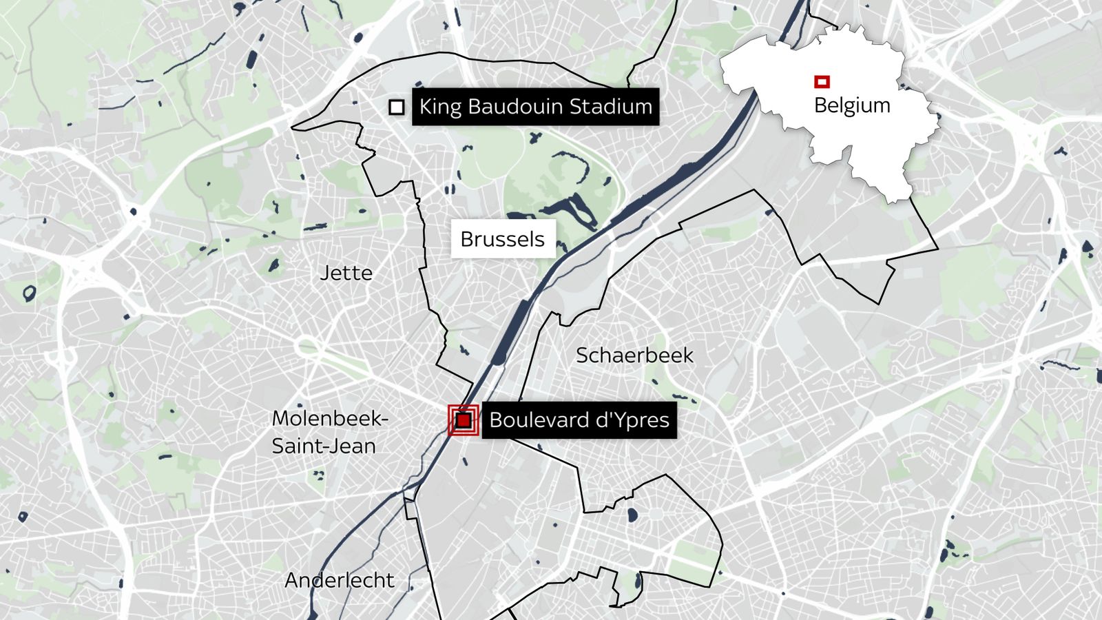 Brussel 'op hoogste terreuralarm' en voetbalfans gevraagd om in ...