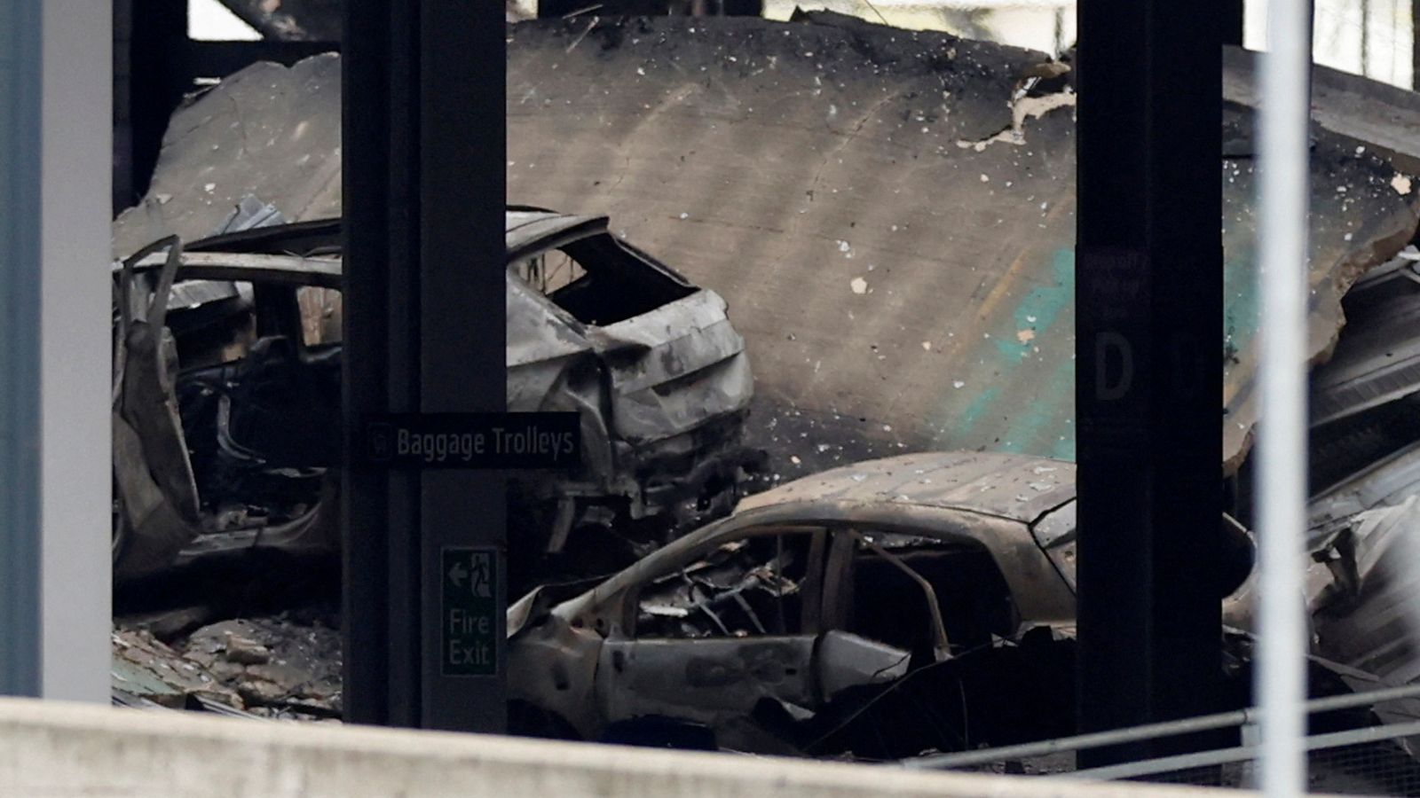 Luton car park fire Airport admits it doesn't know which vehicles went