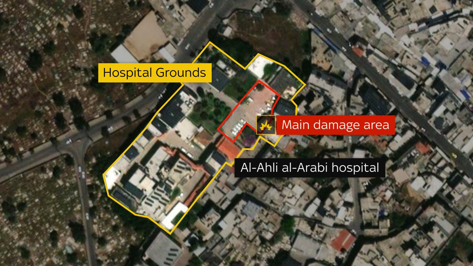 Israel-Hamas war: What the videos tell us about Gaza hospital blast ...