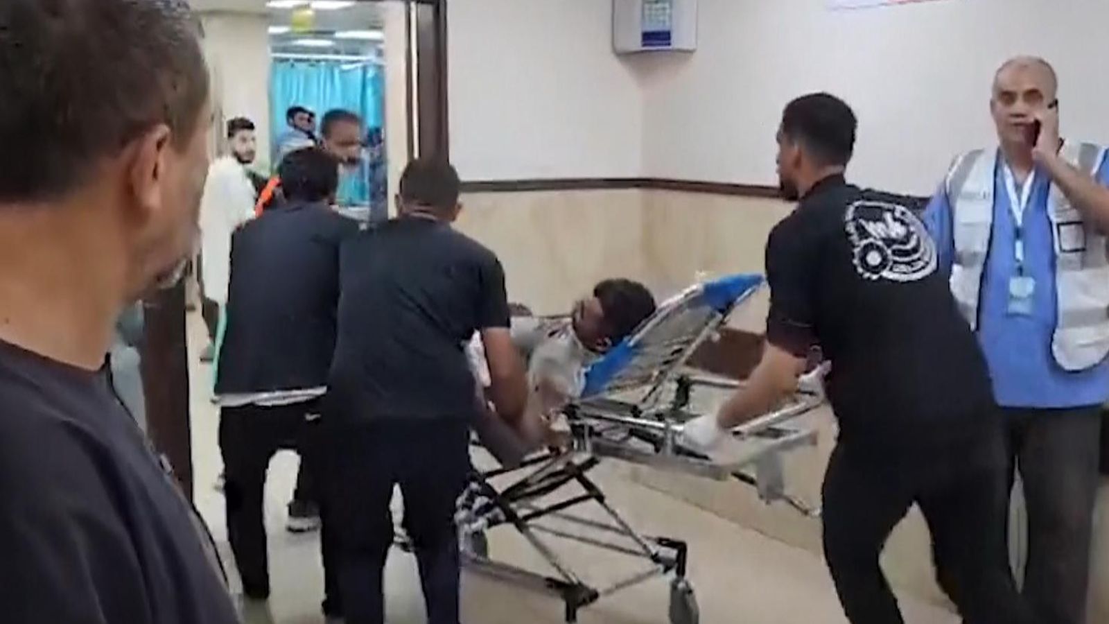 Israel-Hamas War: Footage Shows Moments Of Panic As Injured Civilians ...