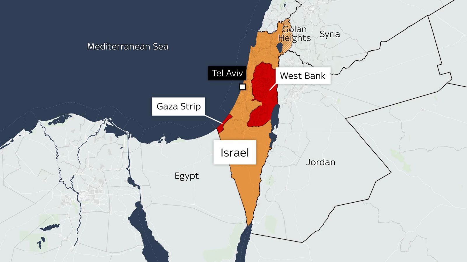 Israel-Hamas war: The latest conflict in maps | World News | Sky News