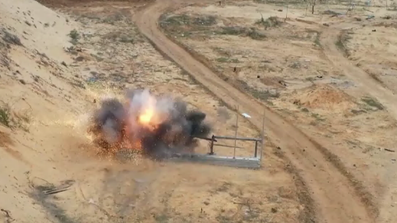 Изображение Хамас пусна видео показващо тренировка преди атаката на Израел