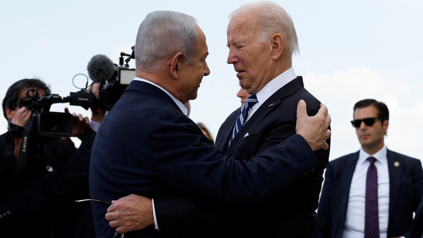 Israel-Hamas War: Joe Biden Arrives In Israel | World News | Sky News