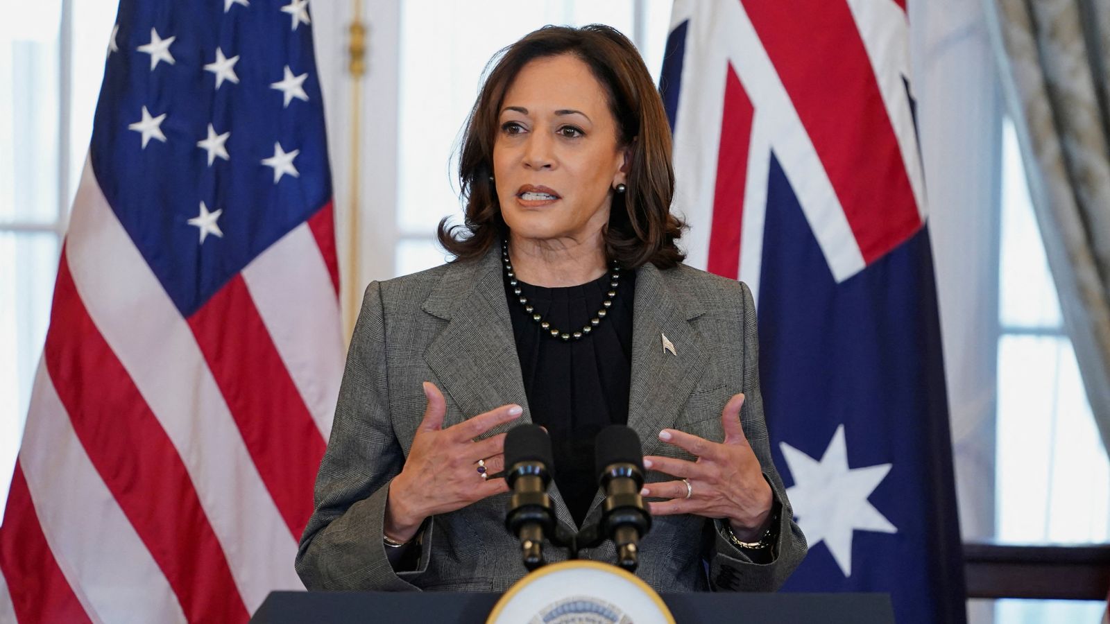 Maine shooting Kamala Harris decries gun violence after mass shooting