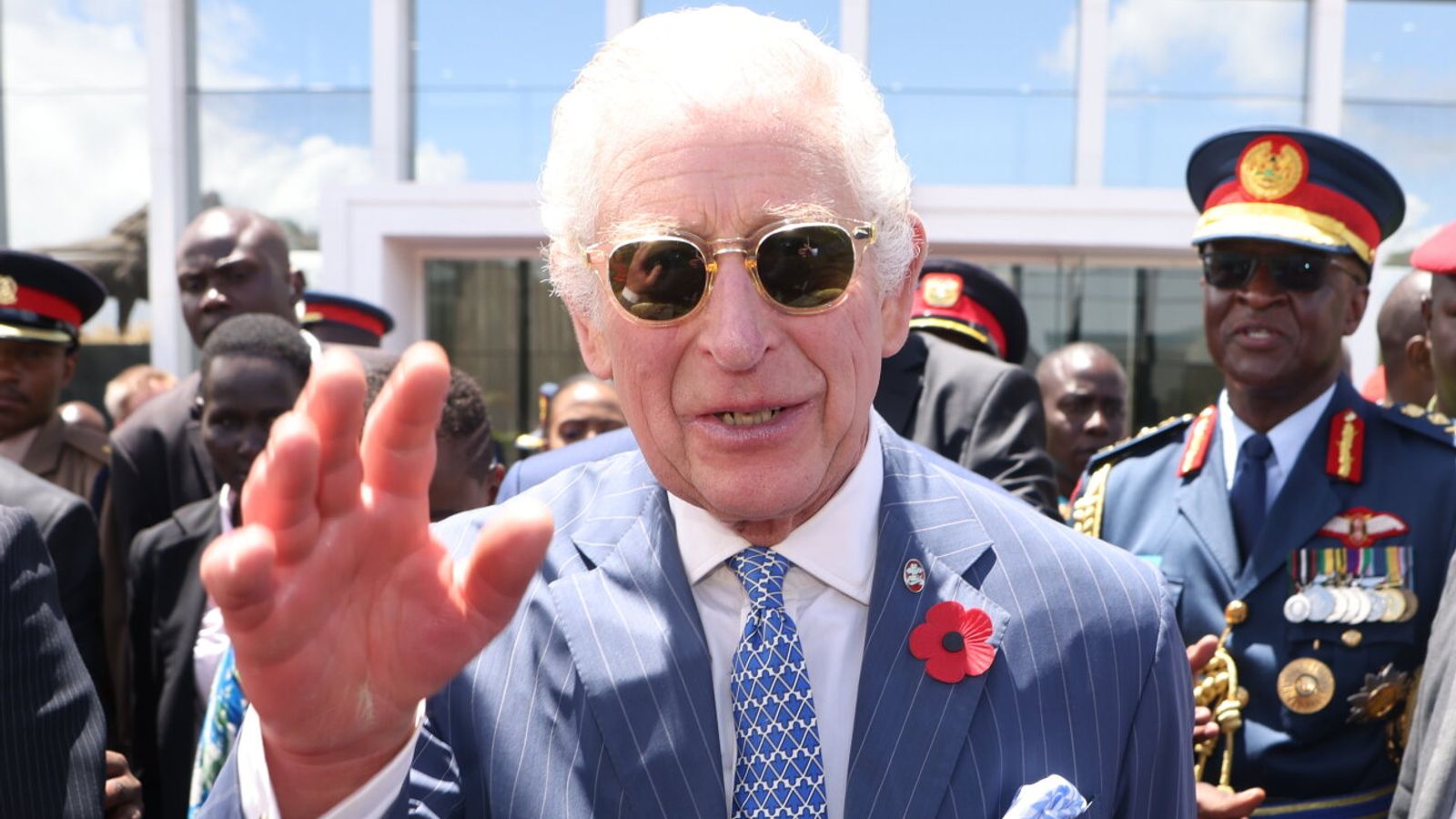 King Charles and Queen Camilla land in Kenya as calls for apology grow