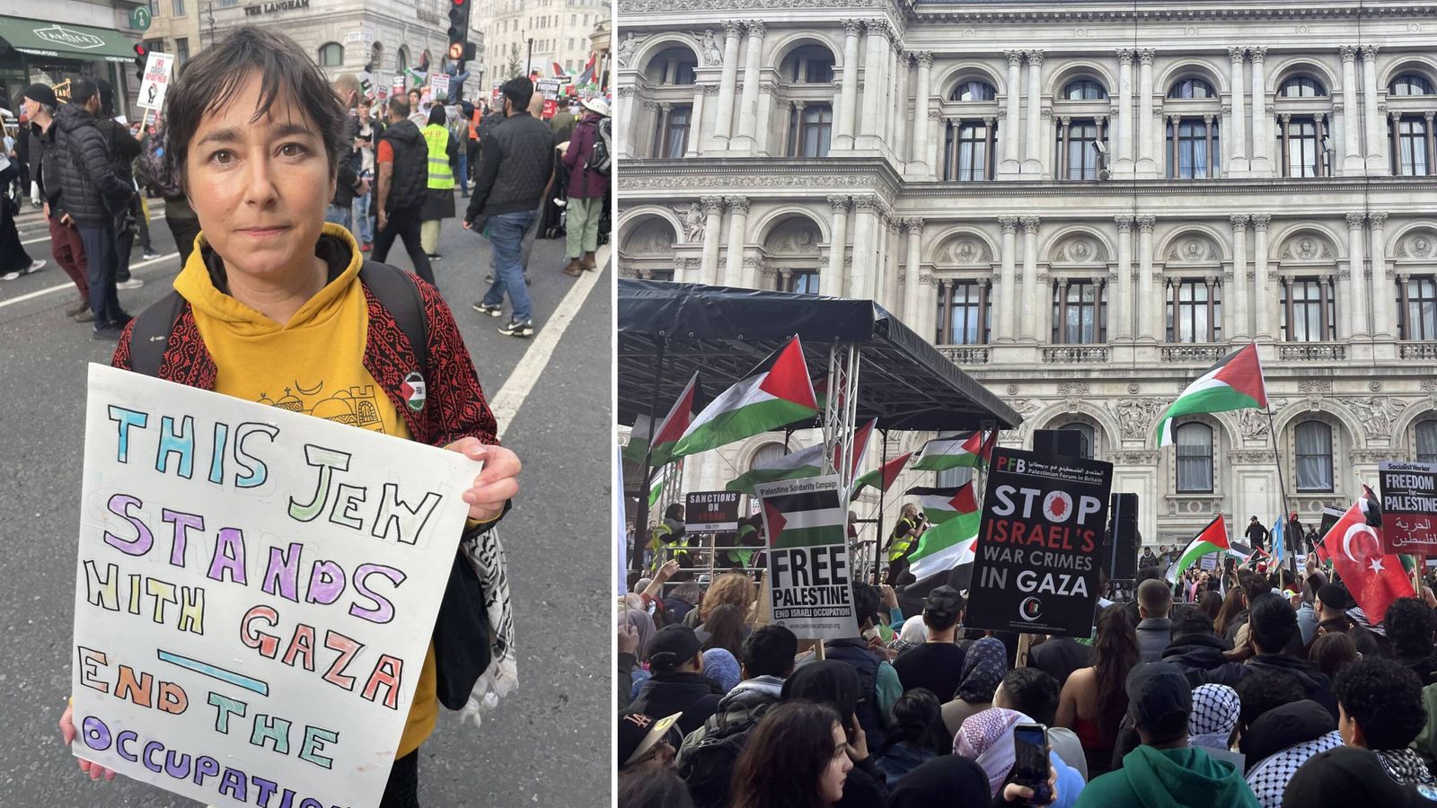 Хиляди в Обединеното кралство присъстват на пропалестински протестиОсъждане на ХамасМумуд