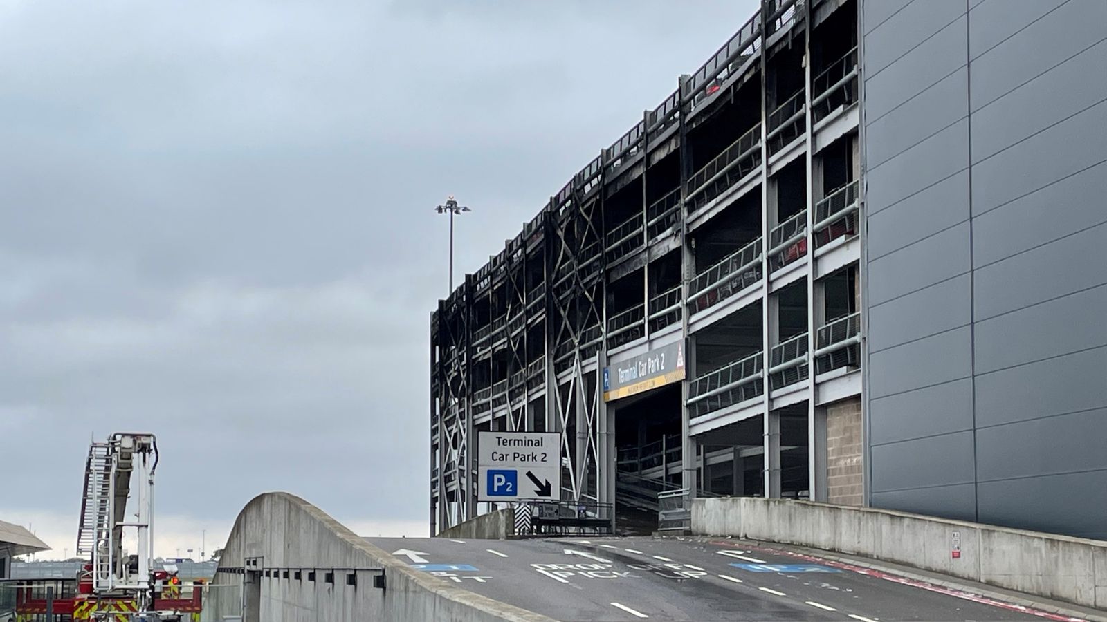 What Caused The Luton Airport Car Park Fire news.sky.com
