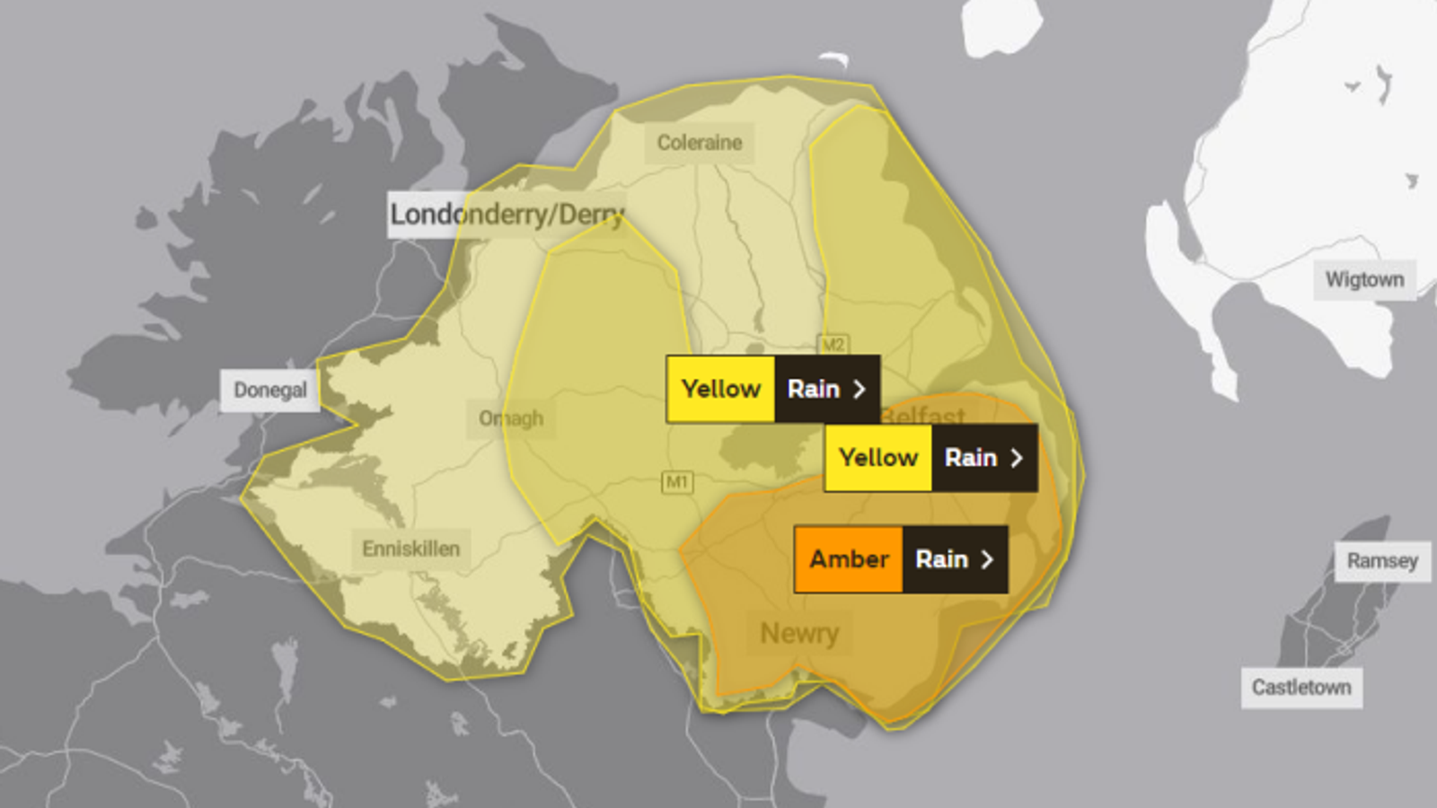 UK weather: Storm Ciaran to bring 'nasty' weather with 80mph gusts and up to 60mm of rain as amber warning issued