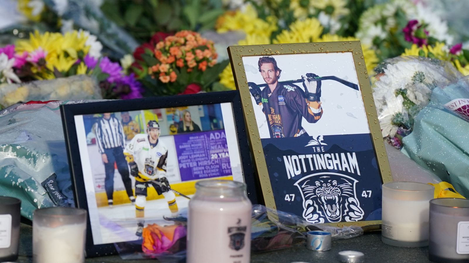 Adam Johnson's fiancee pays tribute to ice hockey player who died during game in Sheffield