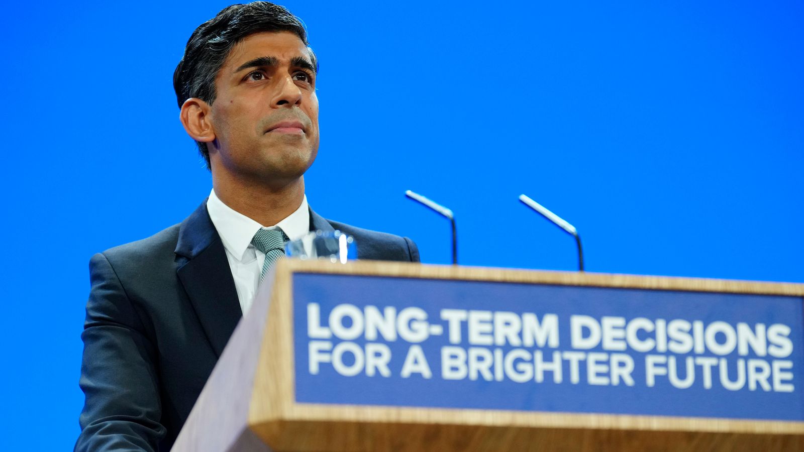 Rishi Sunak's speech to Conservative conference fell flat with public, poll suggests