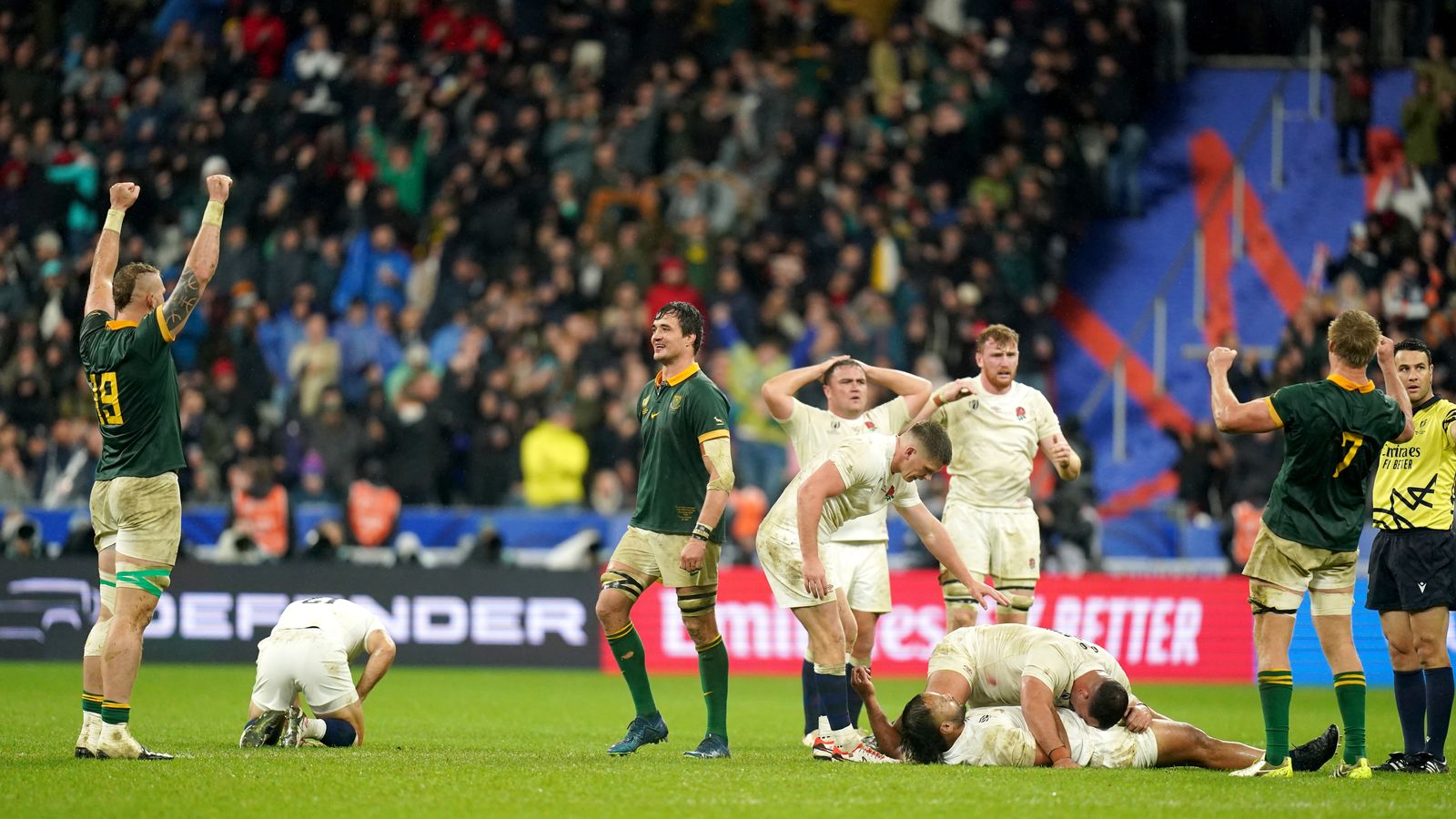 Late South Africa comeback denies England Rugby World Cup final place