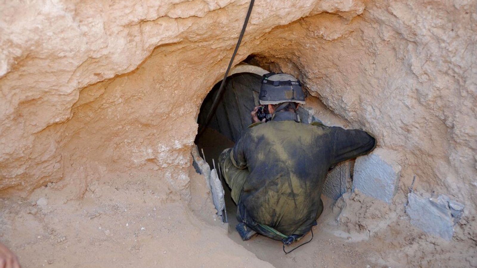 Gaza's underground labyrinth used by militants and civilians desperate