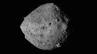 Asteroid Bennu seen from the Osiris-Rex spacecraft. Pic: NASA