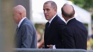 Hunter Biden, arrives to appear in a federal court on gun charges 