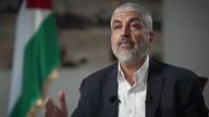 Khaled Meshaal speaks to Sky News