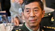 FILE PHOTO: China&#39;s Defence Minister Li Shangfu attends the 20th IISS Shangri-La Dialogue in Singapore June 2, 2023. REUTERS/Caroline Chia/File Photo
