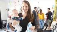 Ofri Bibas Levi's sister-in-law Shiri Bibas with her son Kfir.