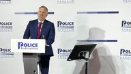 Paul Matthews speaks at the Police Federation annual conference. Pic X/PFEW