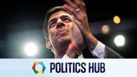 Prime Minister Rishi Sunak during the Conservative Party annual conference at the Manchester Central convention complex. Picture date: Monday October 2, 2023. PA Photo. See PA story POLITICS Tories. Photo credit should read: Danny Lawson/PA Wire 