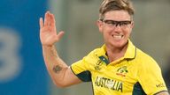Australia's Adam Zampa was given Player of the Match