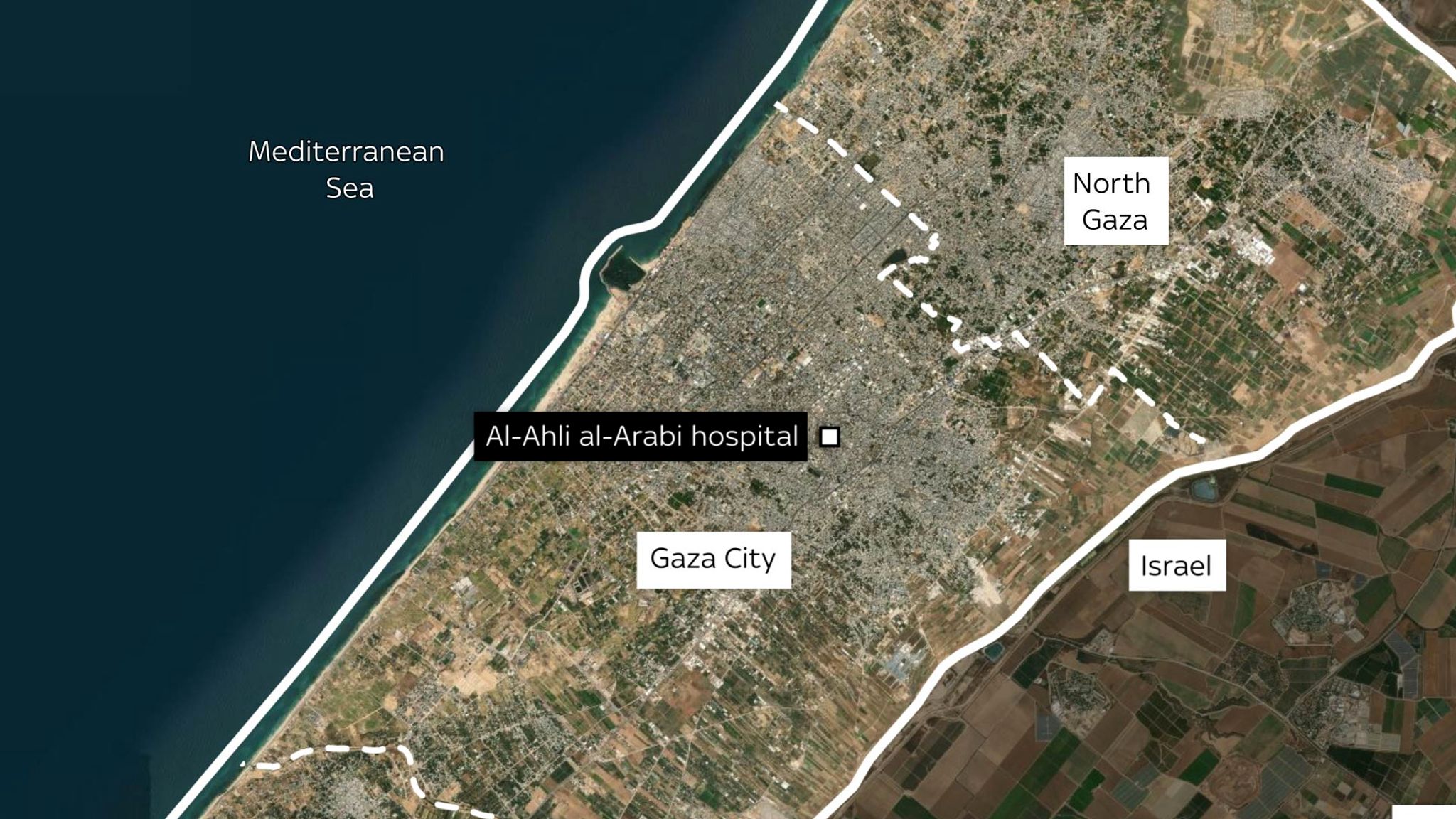 Israel-Hamas war: What the videos tell us about Gaza hospital blast ...