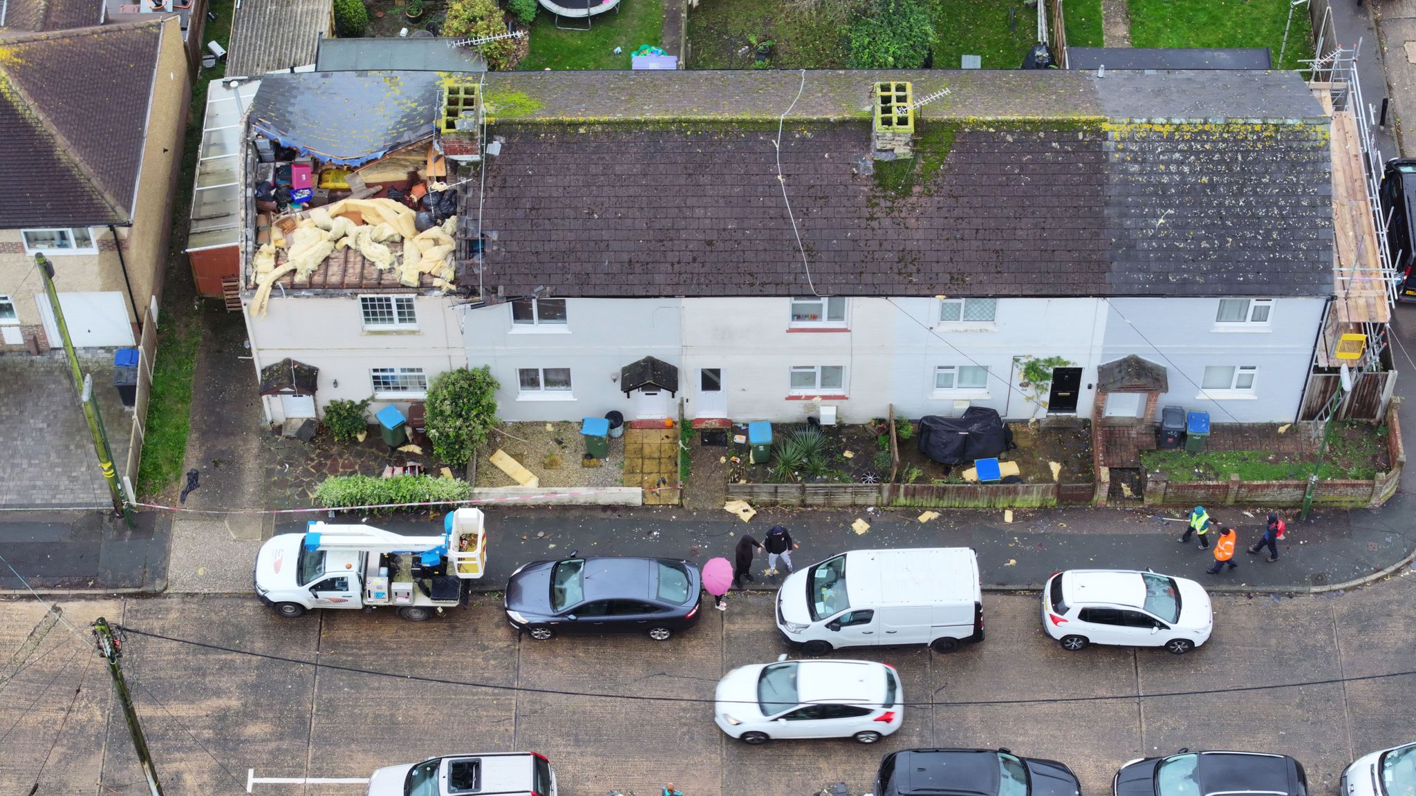 Tornado rips off roof in Littlehampton, West Sussex | UK News | Sky News