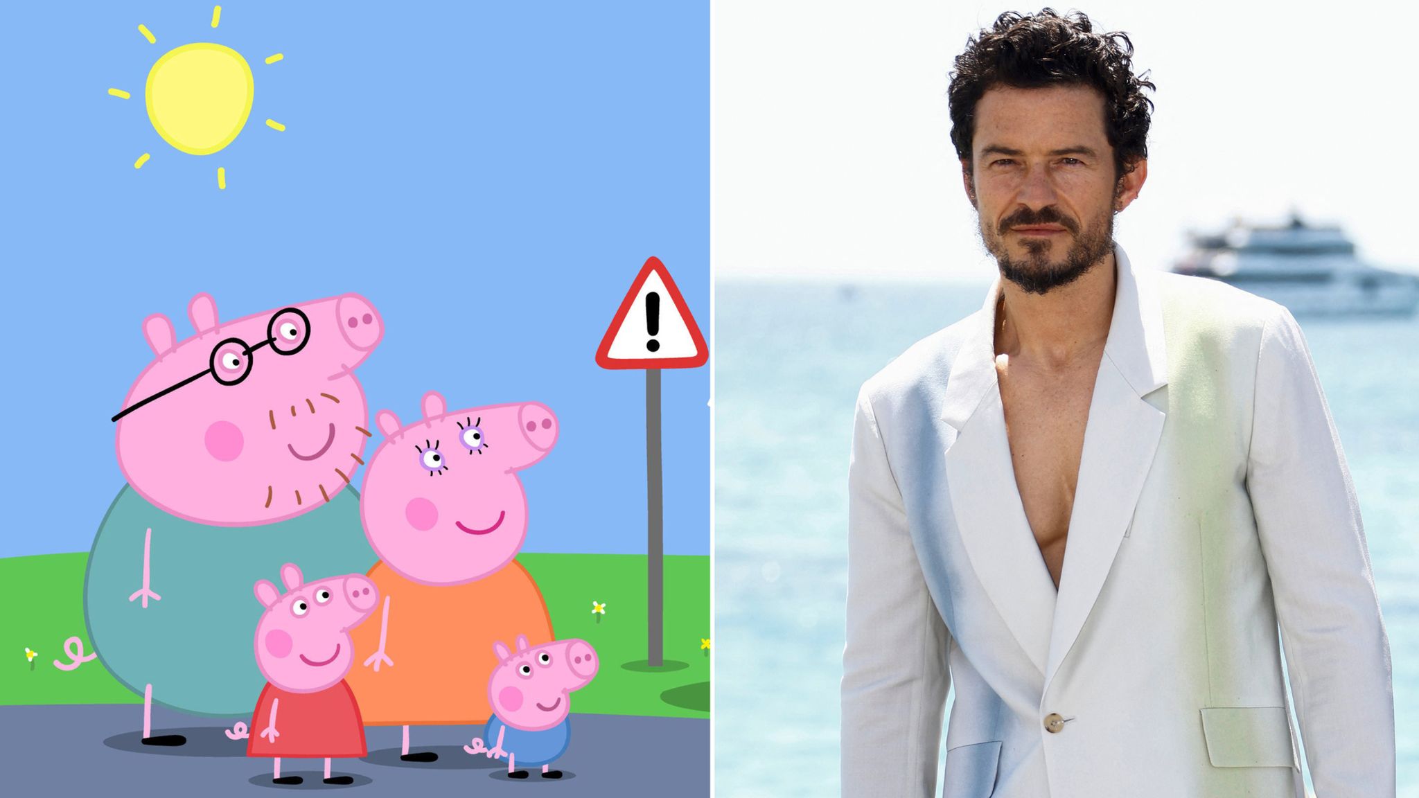 Orlando Bloom joins Katy Perry in special Peppa Pig guest, peppa pig