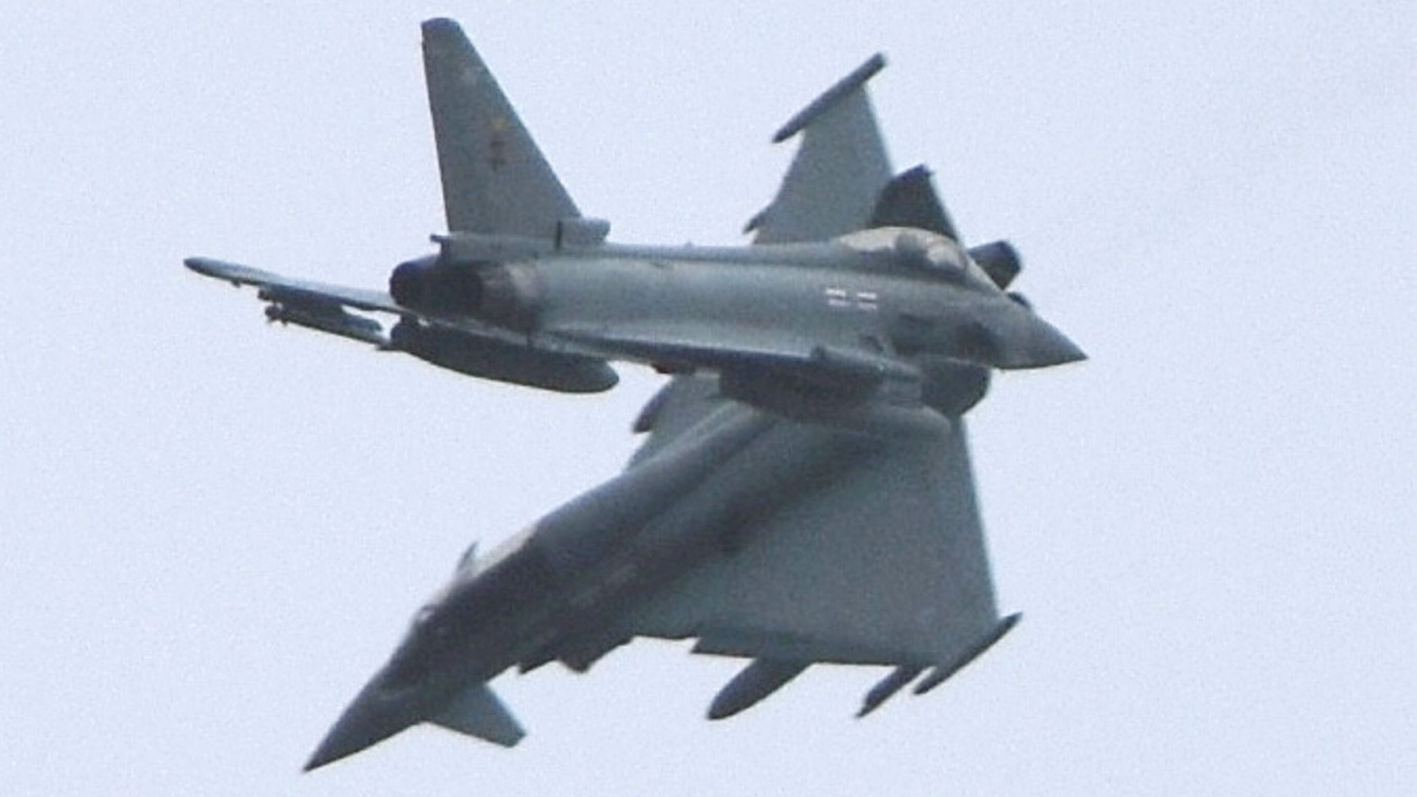 Photograph captures moment RAF jets appear to have a near miss - but ...